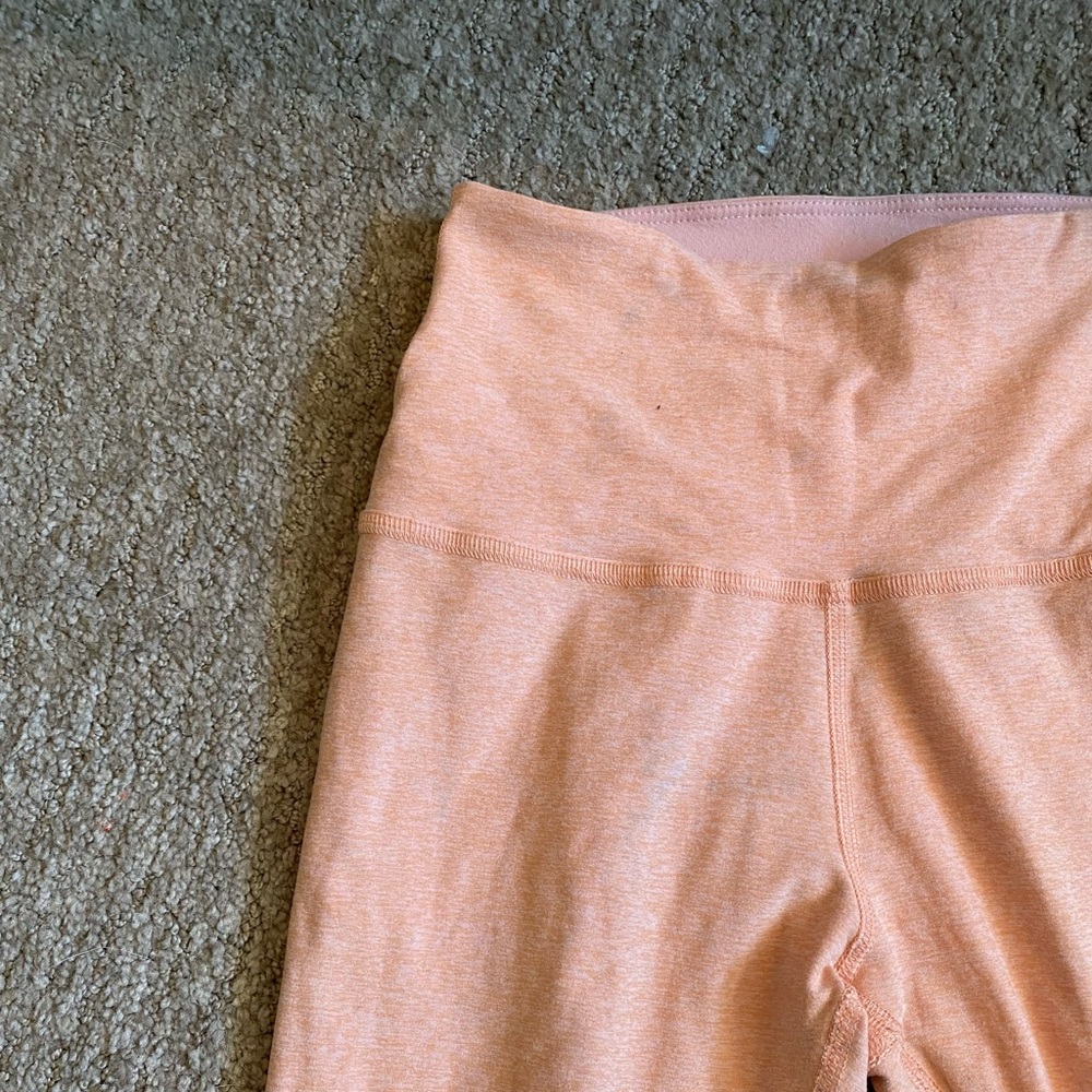 Beyond Yoga space dye peach leggings